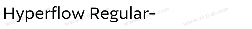 Hyperflow Regular字体转换